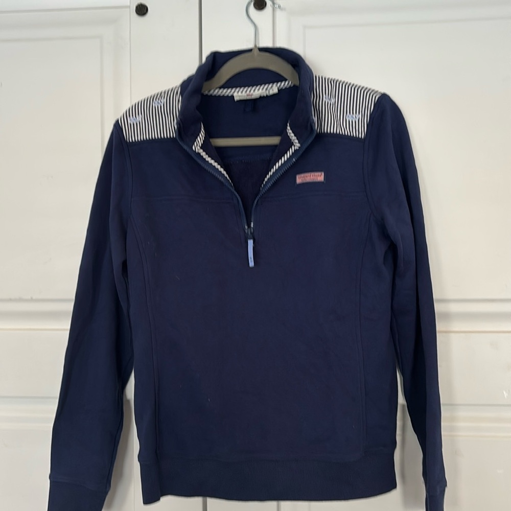 Vineyard Vines Navy Women’s Quarter zip